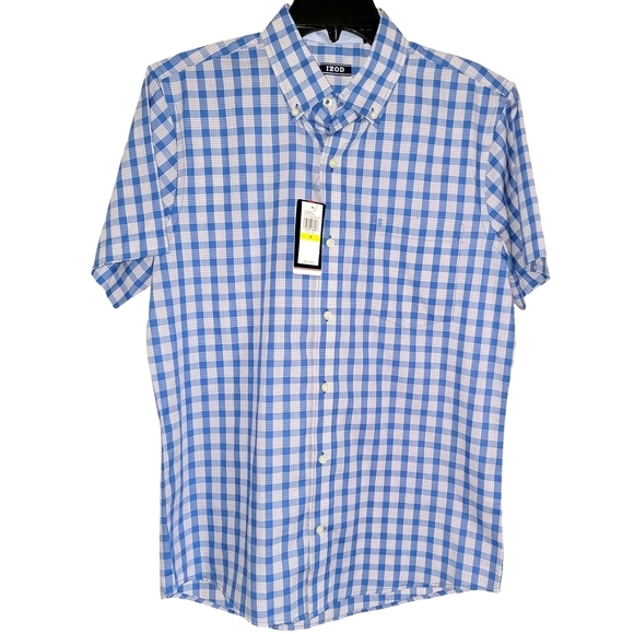 Izod Other - Izod Blue and White Casual Button Down Shirt